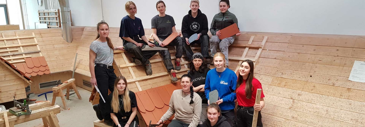 bsz campus waldkirchen news dachdecker frauenpower