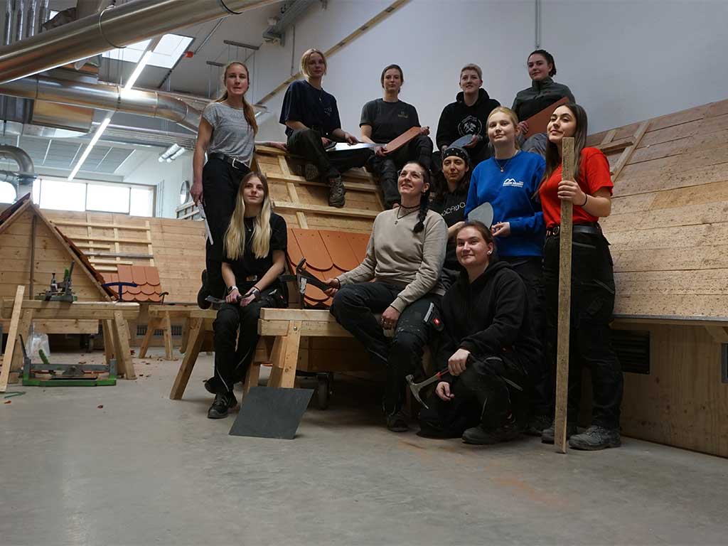 bsz campus waldkirchen news dachdecker frauenpower